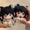 Japanese Anime Demon Slayer Facial Embroidery Cute Plush Naked Doll Bedroom Bedside Table Decoration Anime Enthusiast Collection
