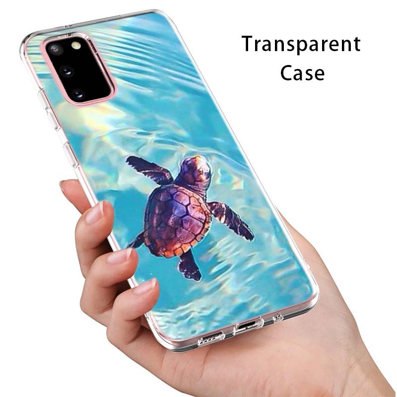 

Милый чехол с изображением морской черепахи для Samsung Galaxy S22 Pro S21 S20 FE Ultra S10 S10E Lite S9 S8 Plus S7 S6 Edge мягкий чехол для телефона Samsung S6 Edge