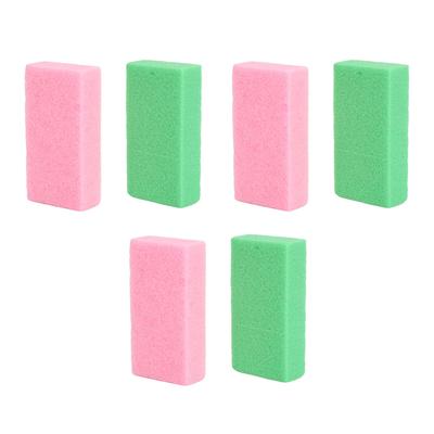 6 stücke Bimsstein Entfernen Harte Haut Kallus PU Schaum Peeling Pediküre Wäscher Bimsstein Rosa