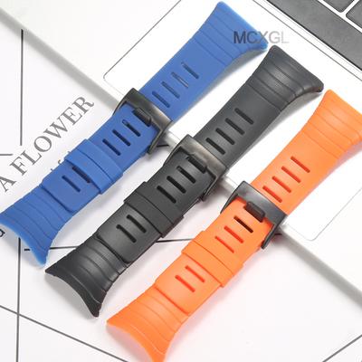 Curea de înlocuire din cauciuc pentru ceas Suunto Core Sport pentru bărbați, rezistentă la apă, Accesorii negre pentru ceas, Curele de mână