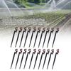 20PCS Wide Coverage Rotating Sprinkler Nozzle Plastic Micro Spray Head  Flower Bed Irrigation