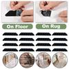 16 Pcs Carpet Non-slip Sticker Reusable Washable Anti Curling Carpet Patch Fixed Stickers Floor Rug Mat Tape Gripper Corner Pad