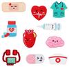 Medical Cloth Sticker Nursing Uniform Patch Sticker Cartoon Band-Aid Medicine Balls Embroidery Cloth Sticker Ironing Love Sticker