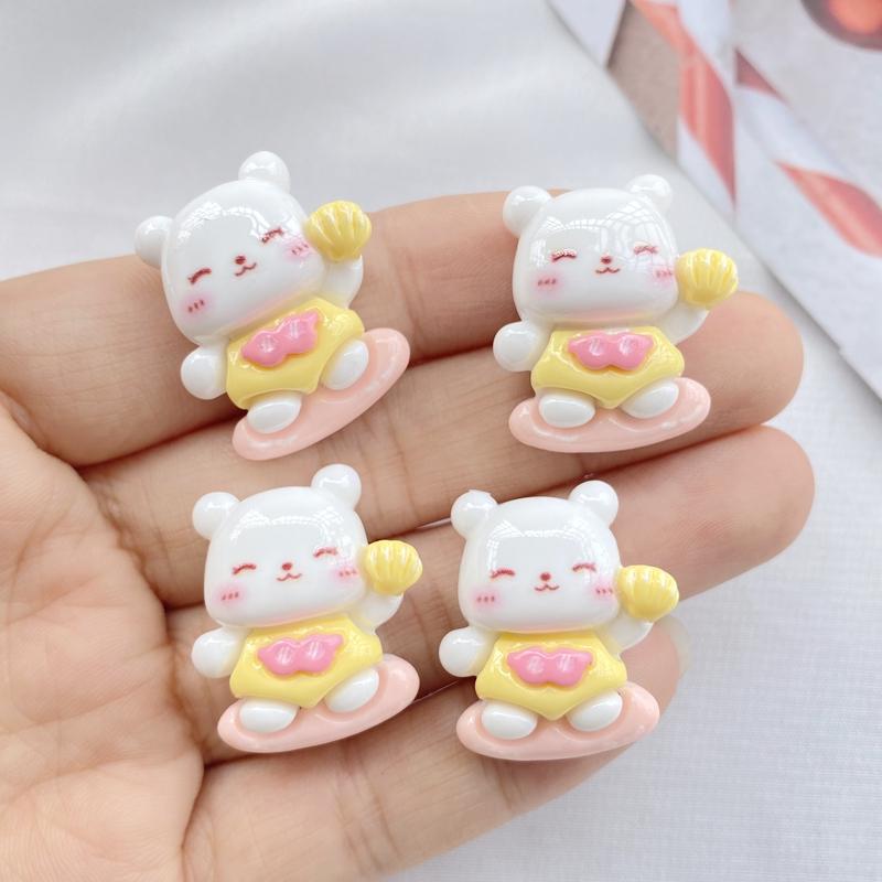 10Pcs New Cute Cartoon Cats Series Flat Back Resin Scrapbooking DIY Jewelry Hairpin Craft Decoration Accessorie