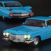 AABHT1 1:32 Cadillac Big Rocket Vintage Classic Car Diecast Metal Alloy Model car Sound Light Pull Back Collection Kids Toy Gift