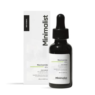 Oil Control & Anti-Acne Face Serum with 10% Niacinamide & Zinc for Clear Skin, 60ml Pack of 1