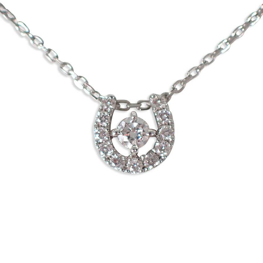 

[Б/У] Діамантовий кулон/намисто K18WG/g425-21