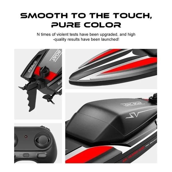 2.4G High-speed Remote Control Boat Children's Boat Racing Toys Waterproof Rechargeable Boat