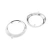 2x Front Bumper Fog Light Lamp Cover Chrome Rings For Toyota Sienna SE 2011-2017