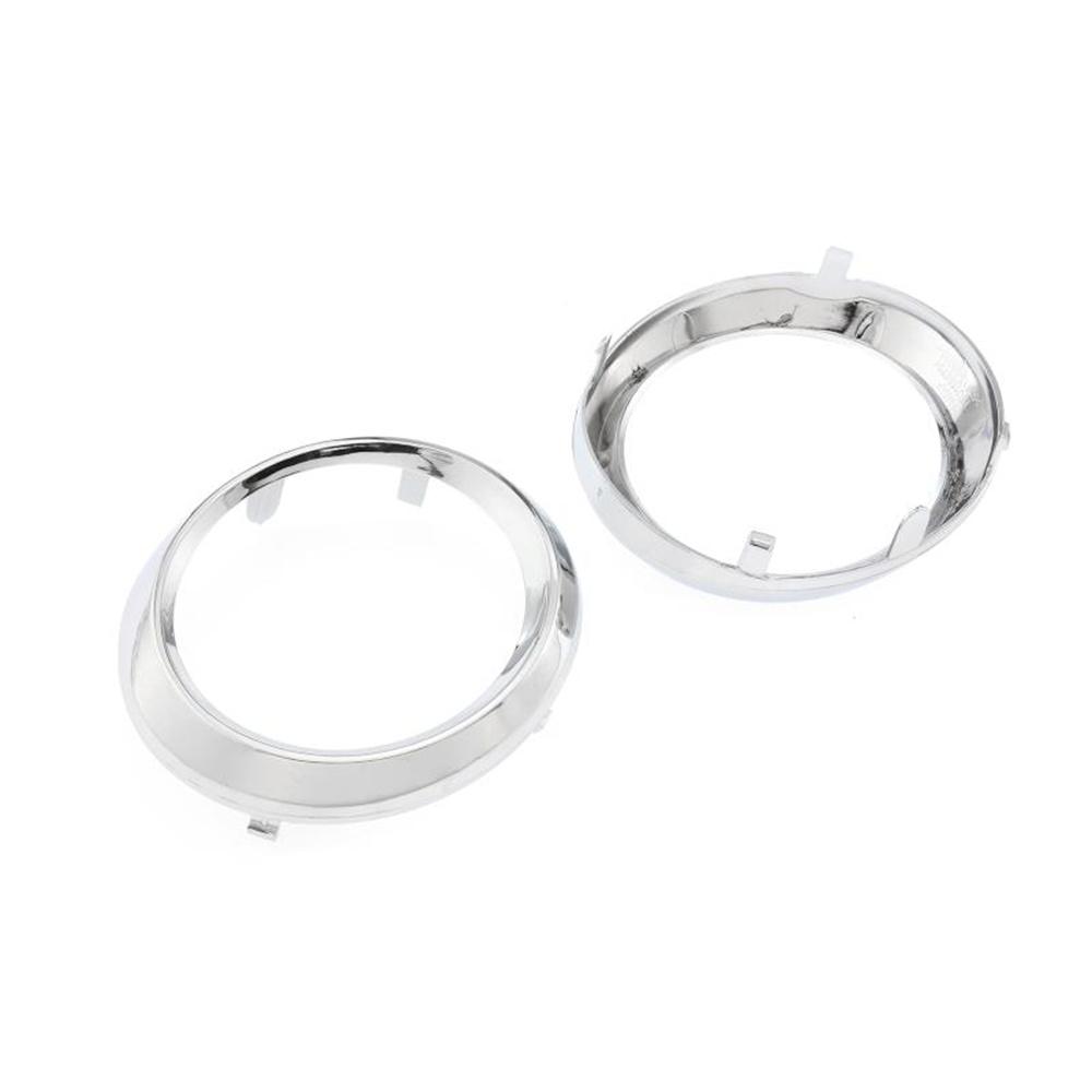 2x Front Bumper Fog Light Lamp Cover Chrome Rings For Toyota Sienna SE 2011-2017