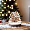 NEW 2D Christmas Snowhouse Acrylic Tabletop Decoration Family Village Miniature Statue Holiday House-Themed Christmas Gifts