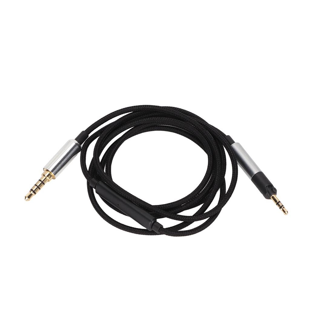 Headphone Upgrade Replacement Line 5 Core 120cm 47.2in Headphone Line with Microphone and Volume Control for Sennheiser