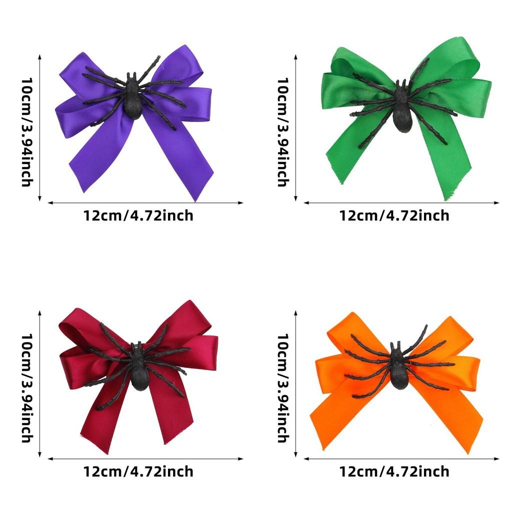 Bow Spider Hair Clip For Cosplay Halloween Parties Headwear Performance Stage