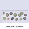 3D Goldfish Resin Stickers - Crystal Epoxy Painting Material