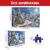 CHengQiSM Jigsaw Christmas 1000 Christmas Stylish Christmas Gift X 50 1000-piece Puzzle, Town, Pieces, Puzzle, Decoration, Interior, (70 Cm)