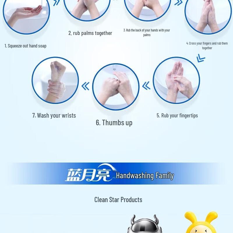 Blue Moon Wild Chrysanthemum Hand Soap 6-Pack