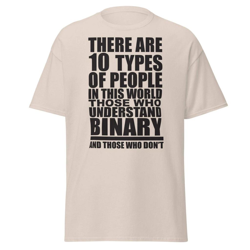 Camiseta Divertida de Código Binario - Camiseta de 10 Tipos de Personas