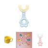 Silicone Baby Toothbrush For Infants And Toddlers With U-shaped Design**