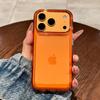 Transparent Acrylic Hard Case for For Iphone 17 16 Pro Max 14 1 Plus 12 13 11 Air Clear Metal Button Shockproof Slim Cover