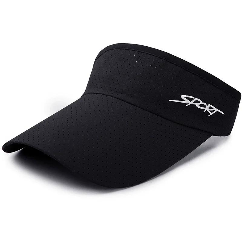 

Summer Top Empty An-Ti Uv Foldable Sunhat Sun Protection Tennis Golf Baseball Cap Quick Drying Breathable Sports Running Visors One Size