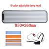Adjustable LED Car Dent Repair Lamp - 95x26cm, 6 Colors, Brightness & Color Adjustable