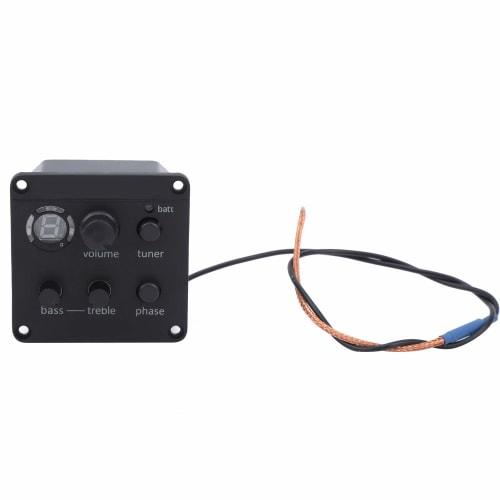 Acoustic Guitar Pickup, ISYS EQ Preamp Equalizer Onboard Next-Hole Cartridge Soundhole Musical Instrument Accessories
