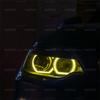 Tagfahrlicht-Set (DRL) mit Angel Eyes, LED-Scheinwerferring im CSL-Stil, zitronengelb, für BMW 2er F22 F23 M2 F87 (vor Facelift, 2014–2018)