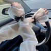 Pair Sun Protection Arm Sleeves for Women Bow Knot UV Protection Arm