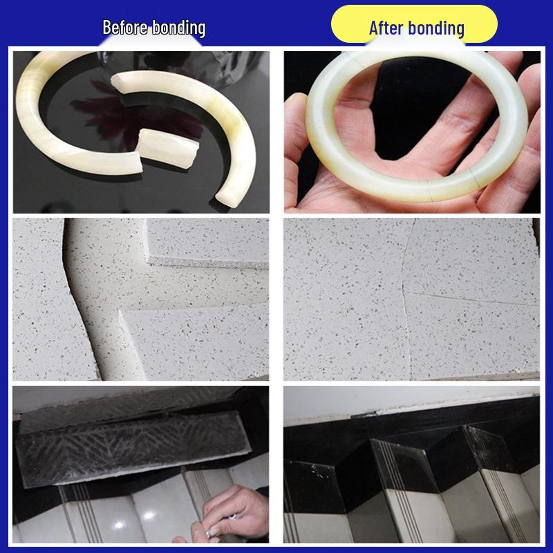 Trace-Free Adhesive for Ceramic, Marble, Stone, Landscaping, Tile, Jade, Quartz, Bonding & Crack Repair