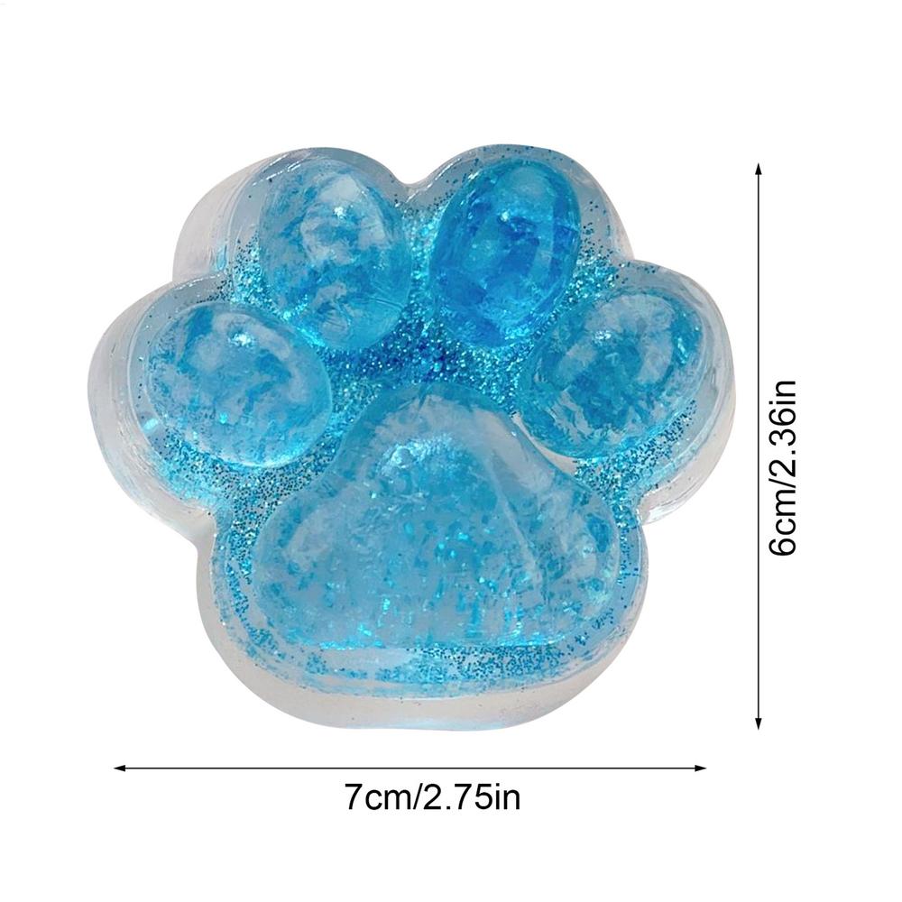 

Кошачья лапка Сквиши Фиджет Игрушка для сжимания Реалистичное ощущение Медленное восстановление Игрушка для снятия стресса Кавайная кошачья лапка Игрушка для щипания для детей и взрослых Подарок синий