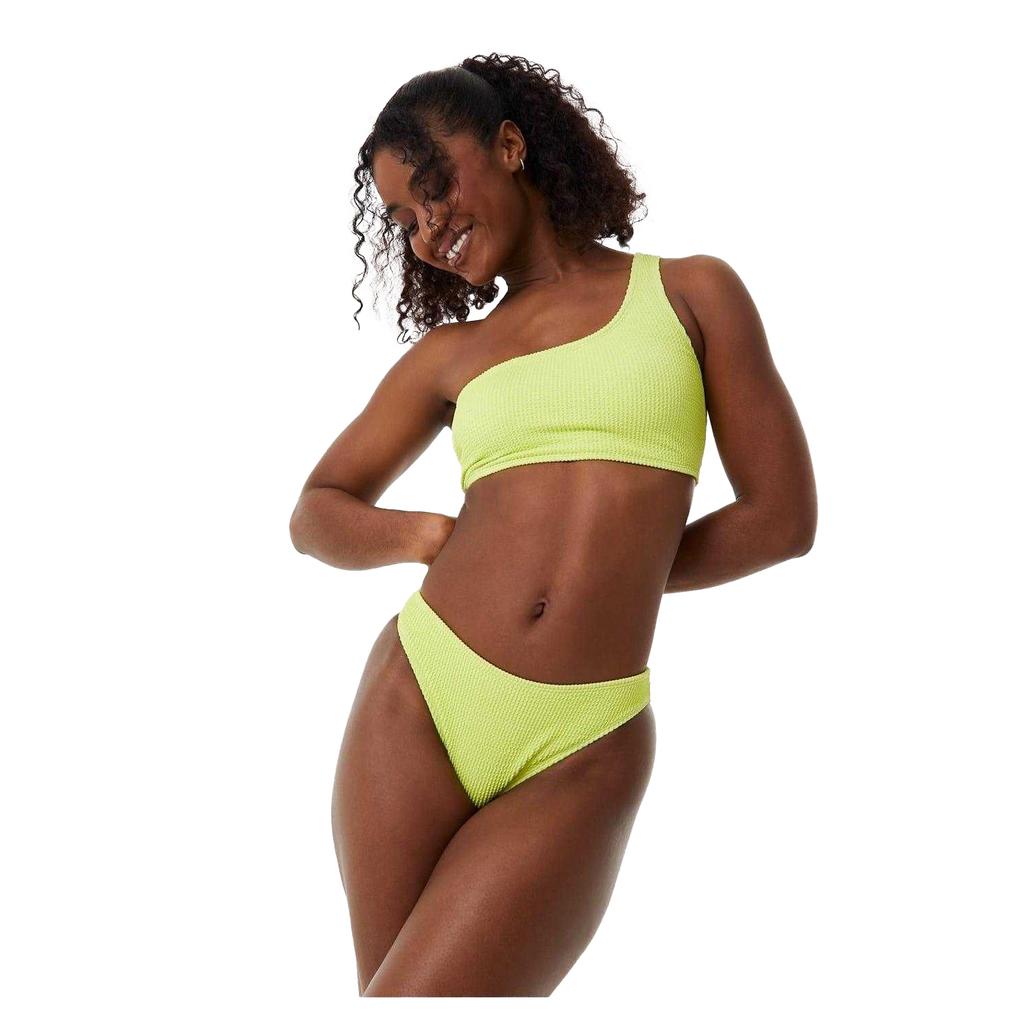 Jack Wills Womens/Ladies Asymmetric Crinkle Bikini Top