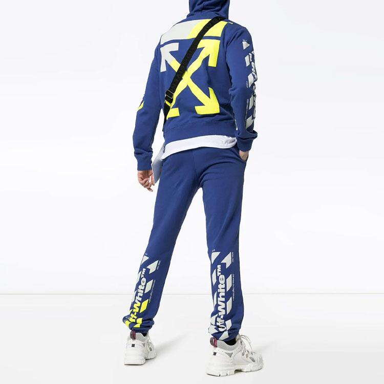OFF WHITE Diagonal Split Logo Hoodie OMBB034S190030063060