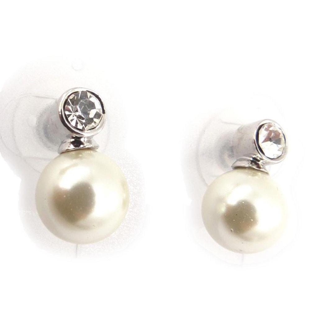 Les Trésors De Lily [J7712] - White 'Sissi' Designer Earrings