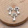Hollow Clover Key Charm Lucky Pendant Tool Charms For Bracelet Necklace Jewelry Making Supplies For DIY