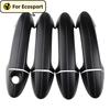 ABS Door Handle Cover Sticker Trim For Ford Ecosport 2013 2014 2015 2016 2017 2018 2019 Fiesta 2009 - 2013 Car 8pcs Accessories