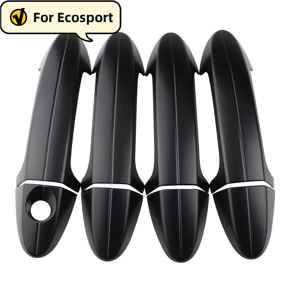 ABS Door Handle Cover Sticker Trim For Ford Ecosport 2013 2014 2015 2016 2017 2018 2019 Fiesta 2009 - 2013 Car 8pcs Accessories