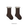 Autumn-Winter Lace Princess Mid-Calf Socks for Girls - Retro Forest Korean Style Cotton