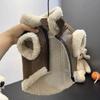 Solid-Colour Pet Padded Vest Cotton Material Small Dog Coat Cotton Dog Vest  Autumn/Winter Season