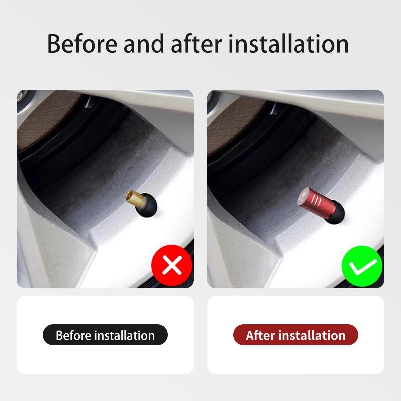 Samolepky na auto Pro Alfa Romeo Pro Alfa Romeo 4ks Krytky ventilků kol pneumatik auta Hliníkové vzduchotěsné kryty Znak Emblem 159 Giulietta Gi