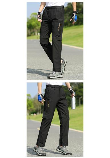 Herren Quick-Dry Stretch Outdoor Wanderhose - Atmungsaktiv, Leicht, Abnehmbar für Sommerabenteuer