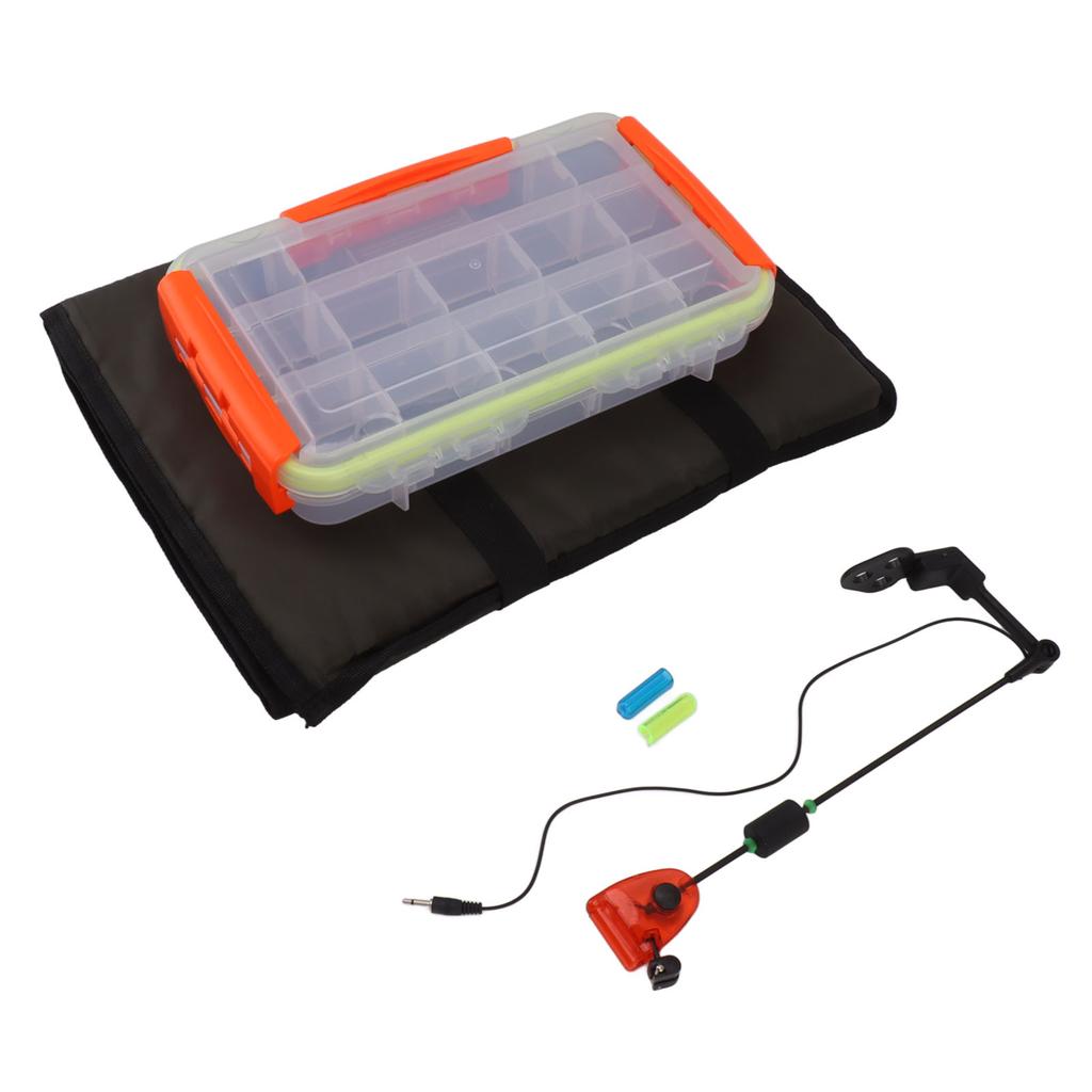 3 Layers Foldable Fish Unhooking Mat With Fishing Lure Box Fishing Bracket Alarm for Angling
