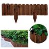 Dřevěný plot Ohebný zahradní okraj Dekorativní Korozi odolný plot na květinový záhon Snadná instalace Multifunkční venkovní dekorační zábrana na zahradu