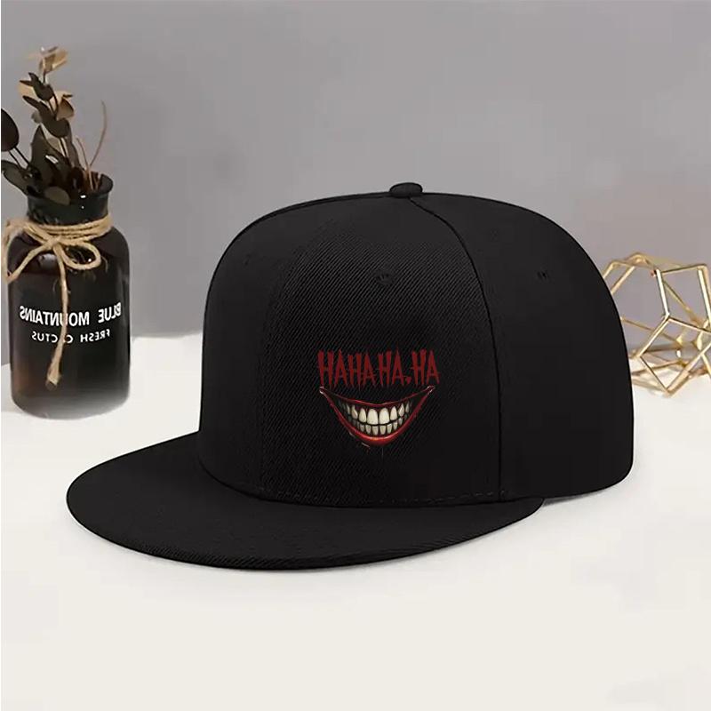 Universal daily casual all-match baseball cap for men and women, outdoor hip-hop street trend flat brim hip-hop hat for all seasons чёрный