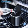 Bifine Car Trash Trash Can with Touch Large Includes 90 Trash Fits Various Locations In Your Car of 2 Can, Bottle-Shaped Lid, Push-Lock Open/Close,