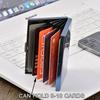 Rfid Business Credit Card Holder Men Women Minimalist Wallet Aluminium Bank Cardholder Case with Money Clip Designer Porte Carte