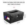 Multifunctional Leather Tissue Box Car Folding Tissue Box   For 5 Series E12 E28 E34 E39 E60 E61 F10 F11 G30 G31