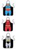 Women Kitchen Men Bib Aprons Comic Superhero Costume Apron Gift Funny