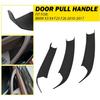 Black Inner Door Handle Panel Pull Trim Cover For BMW X3 X4 F25 F26 11-17 N