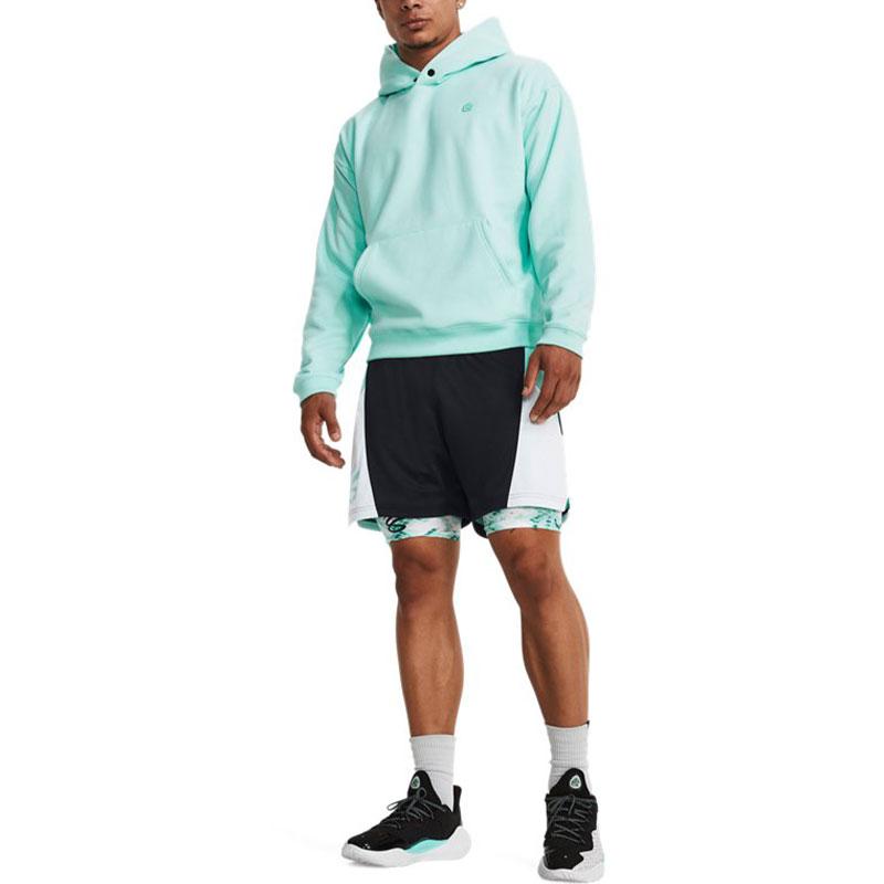 Under Armour Curry Greater Solid Basketball Hoodie Men Hoodies Blue 1380325-361