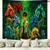 ben 10 Wall Tapestry Aesthetic Wall Hanging Printed Fabric Blanket Decorative Tapestries for Bedroom Living Room Home Decor